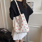 WoPlayful Cherry Print Tote Bag