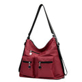 Spacious Multi-Pocket Shoulder Bag