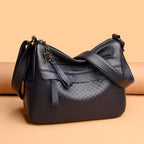Textured Quilted Shoulder Bag