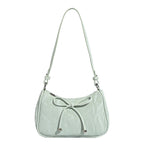 Ladies elegant mini handbag with playful drawstring