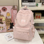 Star-Print Fashion School Backpack