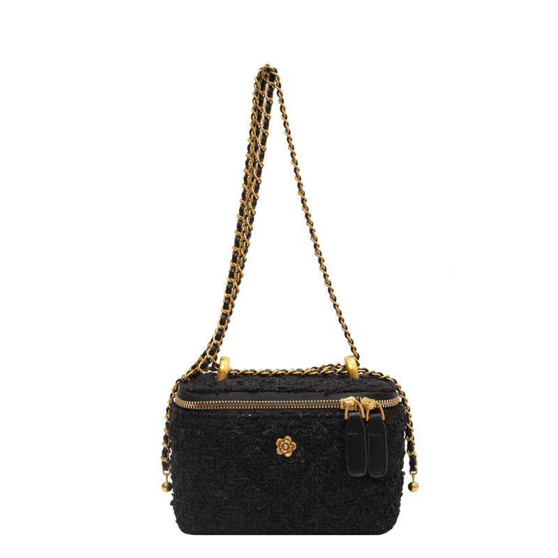 Women's mini handbag with removable shoulder strap