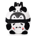 Plush Backpack with Playful Panda Design