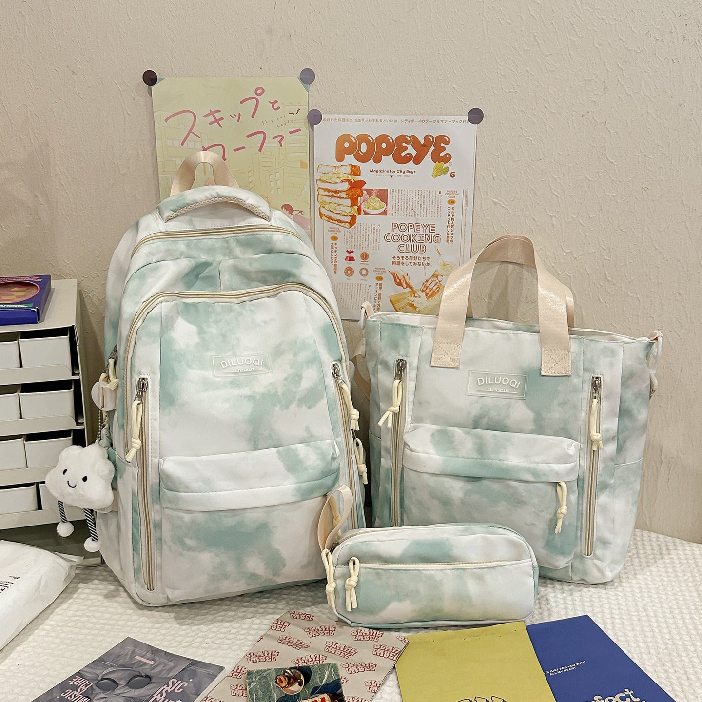 Versatile Multi-Functional Travel School Backpack Set