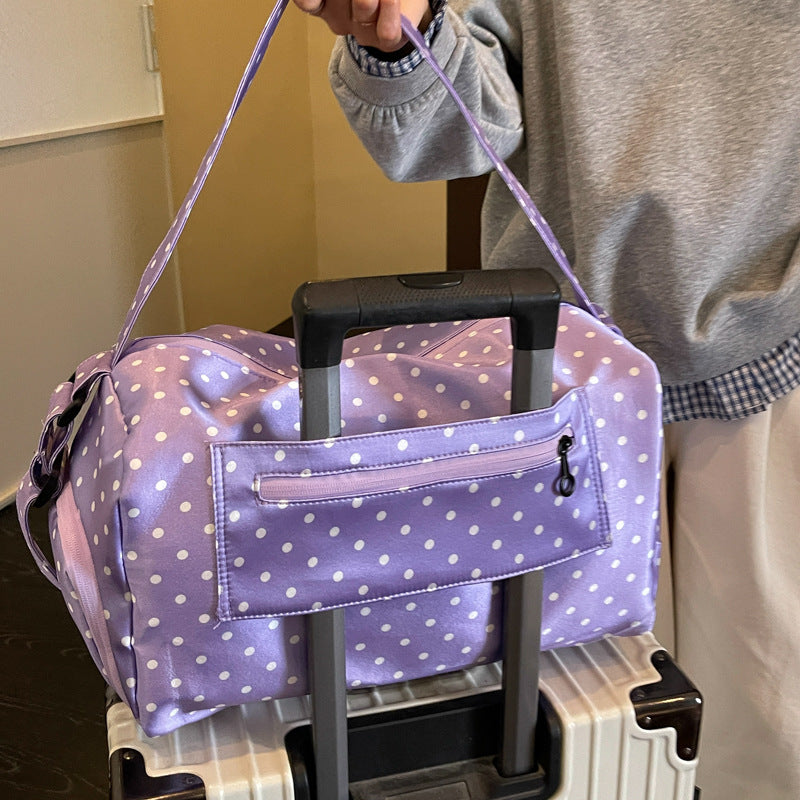 Trendy Polka Dot Pattern Travel Duffel Bag