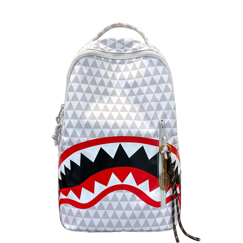 Backpack with Unique Shark Motif-https://detail.1688.com/offer/1057284875541.html-Calm Wears-Lilac-nan-Calm Wears