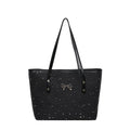 Stylish Star-Embellished Tote Bag