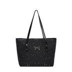 Stylish Star-Embellished Tote Bag
