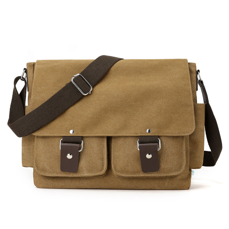 Classic Canvas Messenger Bag