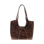 Women's tote bag with stylish leopard pattern and adjustable drawstring-https://detail.1688.com/offer/993474296938.html-Calm Wears-Khaki-nothing-Calm Wears
