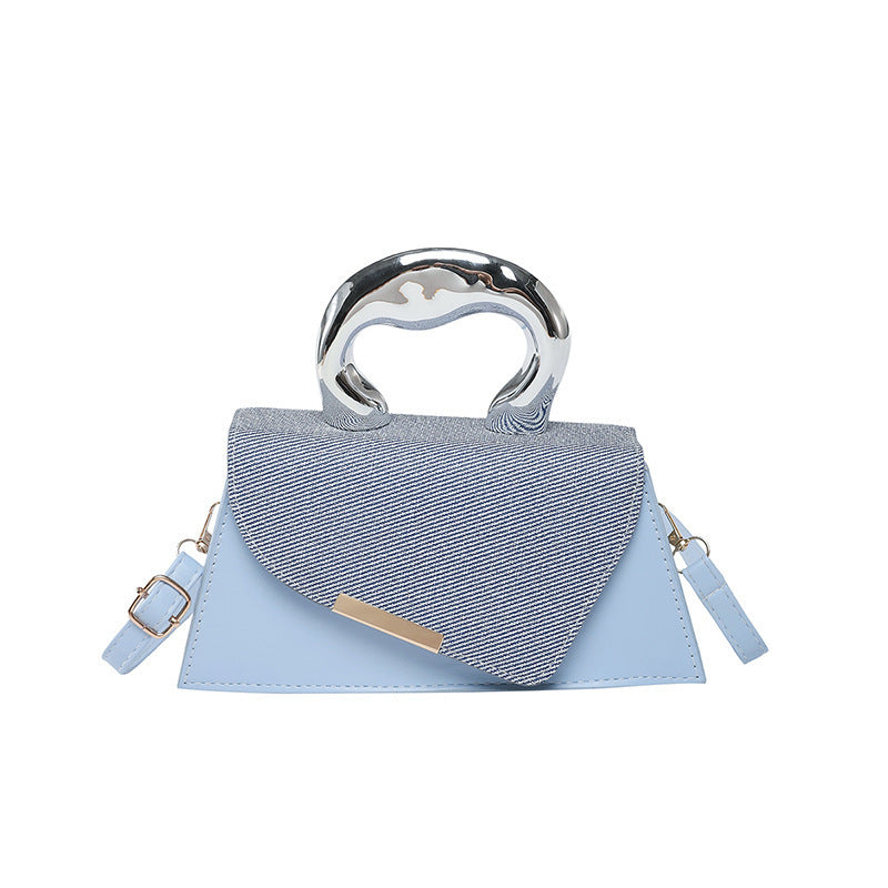 Stylish Geometric Structured Handbag