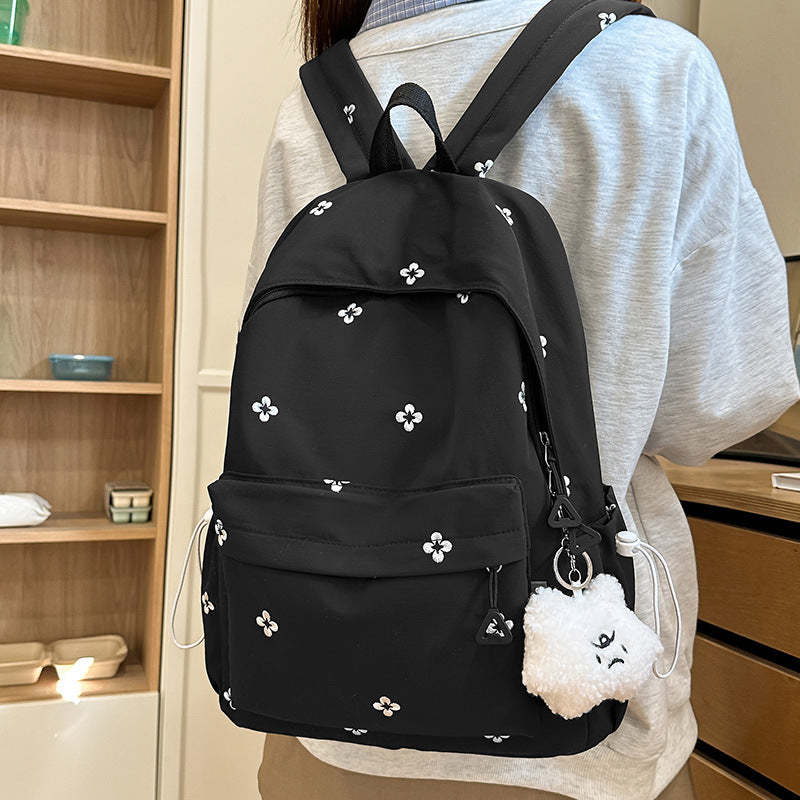 Fashionable backpack with high-quality embroideries