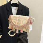 Bohemian Woven Clutch Bag