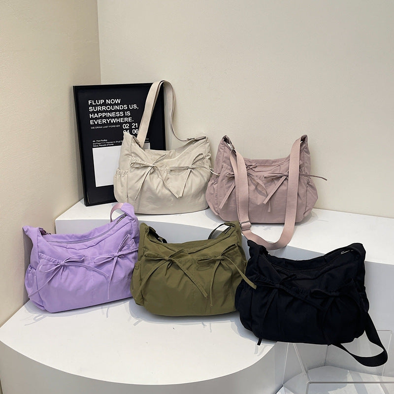 Casual shoulder bag with adjustable shoulder strap