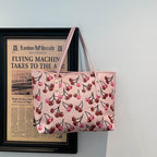 WoPlayful Cherry Patterned Tote Bag