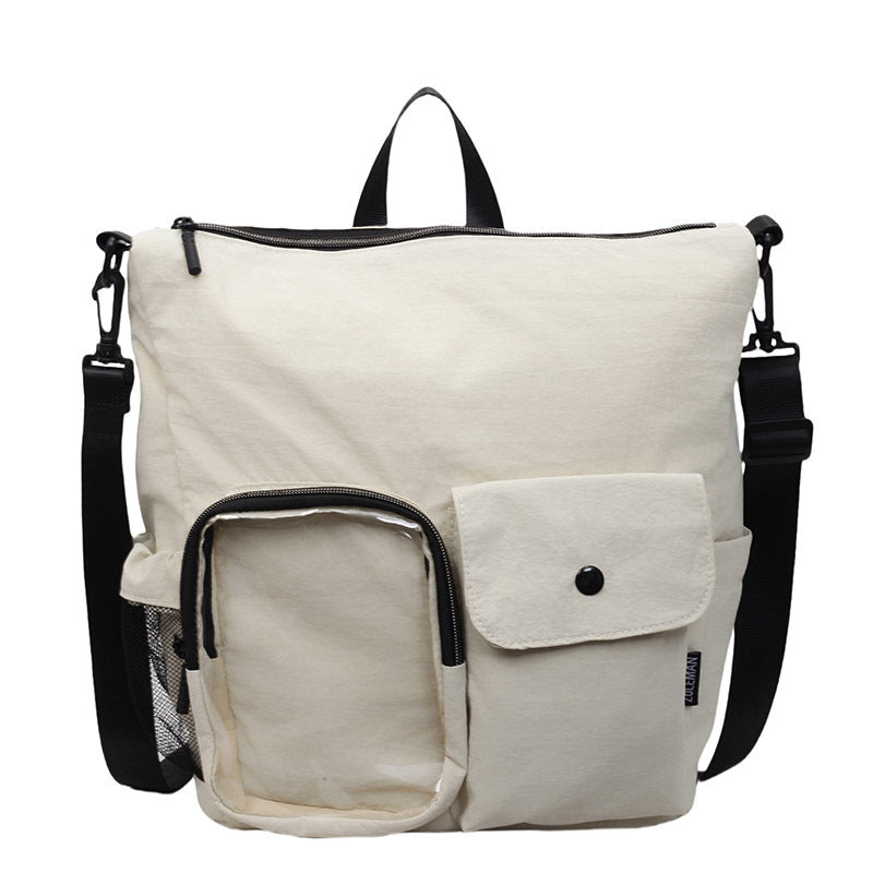 Multi-Pocket Utility Shoulder Bag Calm Wears