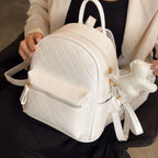 Stylish Textured Mini Backpack