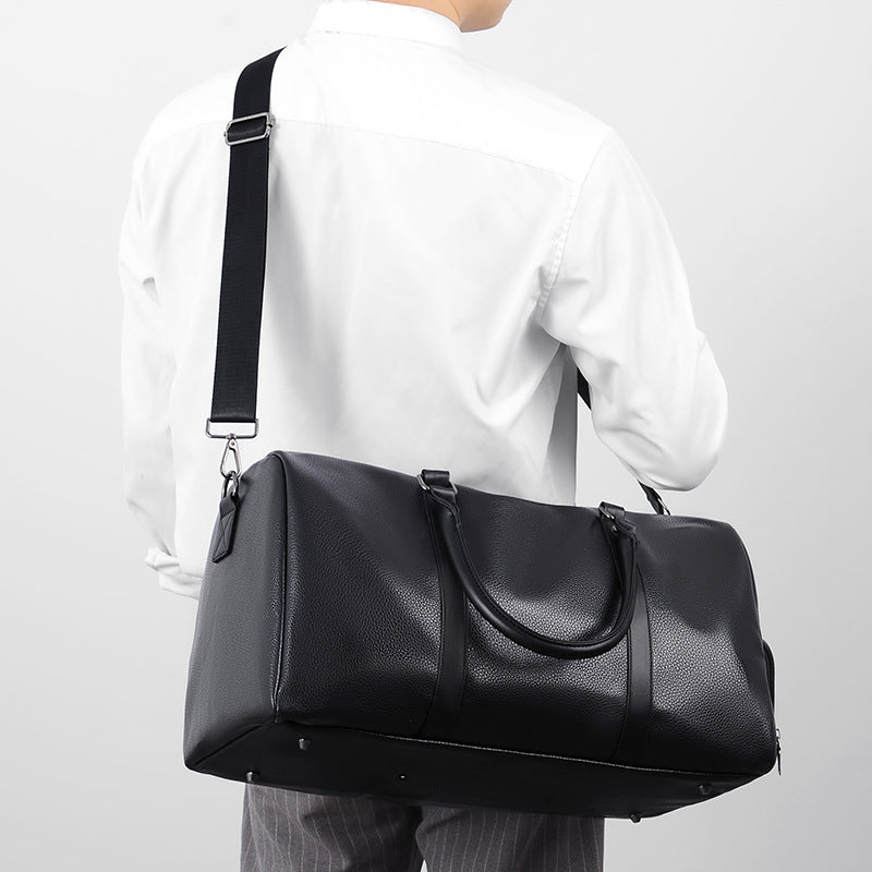 Premium Leather Weekend Travel Duffle
