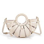 Elegant Fan-Shaped Handbag