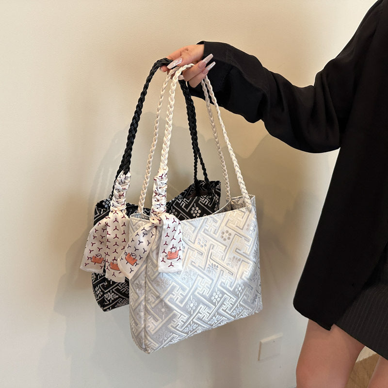 Elegant Patterned Tote Bag
