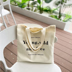 Motivational Canvas Tote Bag