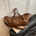 WoChic Minimalist Bow Tote Bag