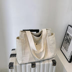 WoMulti-Pocket Casual Utility Tote Bag