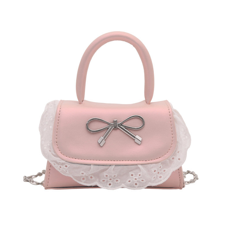 Ladies Mini Handbag with Ruffle Detail