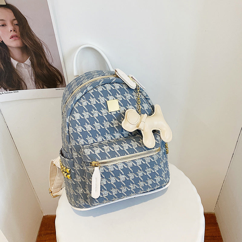 Textured Mini Backpack