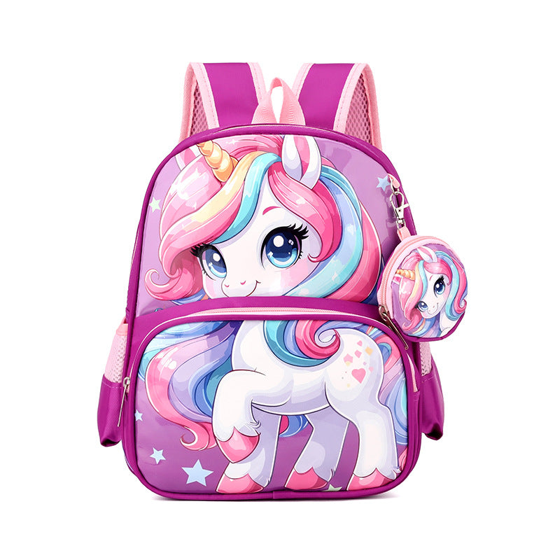 Kids' Adorable Lion-Themed School Backpack
