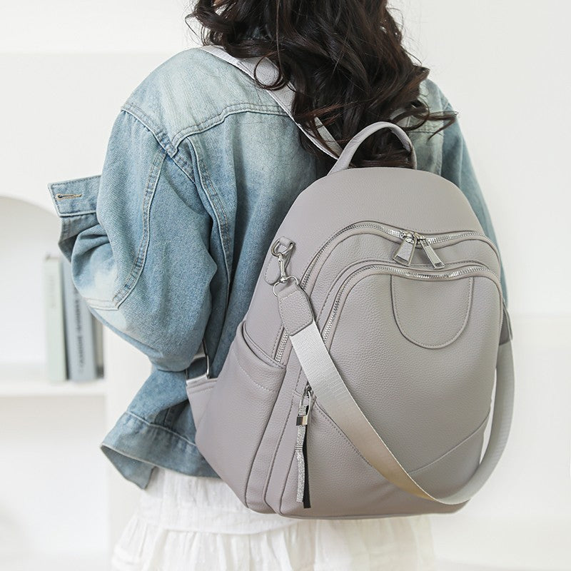 Premium Leather Multi-Functional Backpack Calm Wears