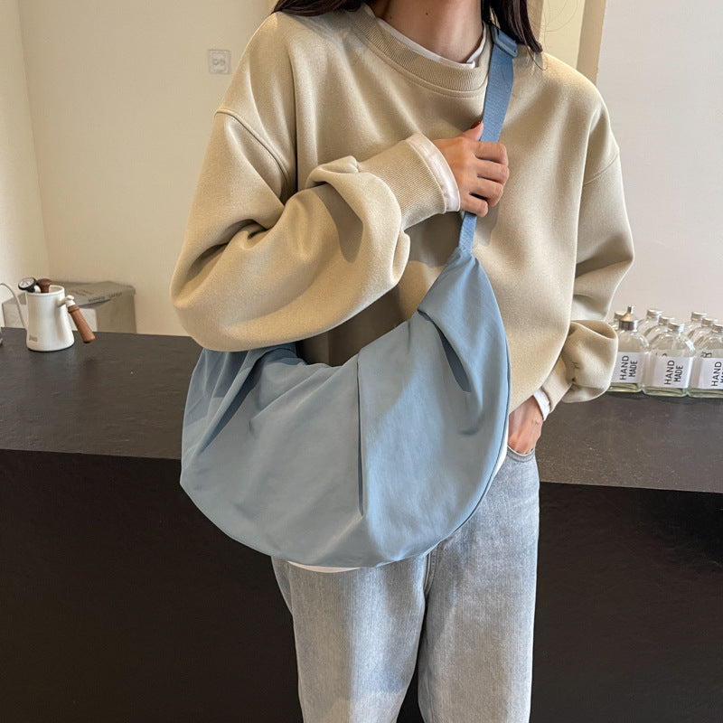 Pleated Fashion Shoulder Bag Calm Wears
