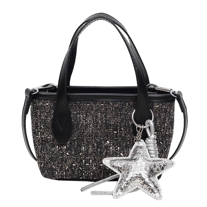 Women's mini handbag with sparkling star pendant-https://detail.1688.com/offer/948628718974.html-Calm Wears-Black-Size: without pendant-Calm Wears