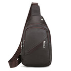 Premium Leather Sling Backpack