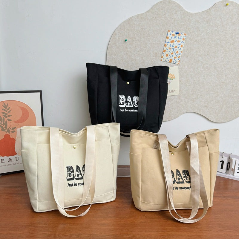 Casual Canvas Tote Bag