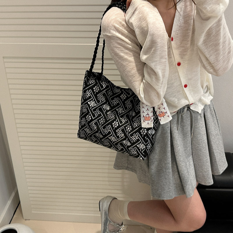 Elegant Patterned Tote Bag