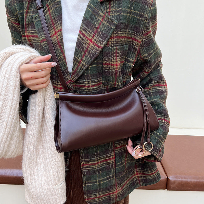 Women's elegant shoulder bag with modern, curved design-https://detail.1688.com/offer/1001779727982.html-Calm Wears-Gray-nothing-Calm Wears