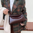 Women's elegant shoulder bag with modern, curved design-https://detail.1688.com/offer/1001779727982.html-Calm Wears-Gray-nothing-Calm Wears
