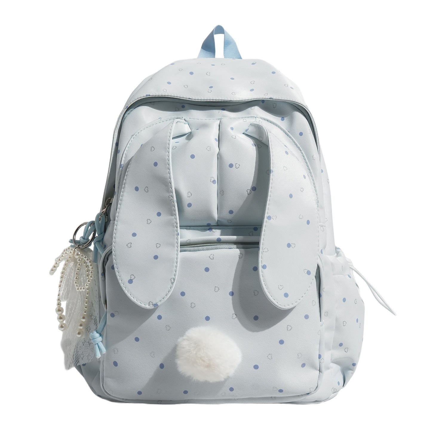 Kids' Cute Bunny-Design School Backpack