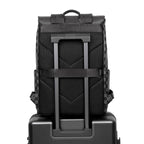 Stylish Checkerboard Pattern Backpack