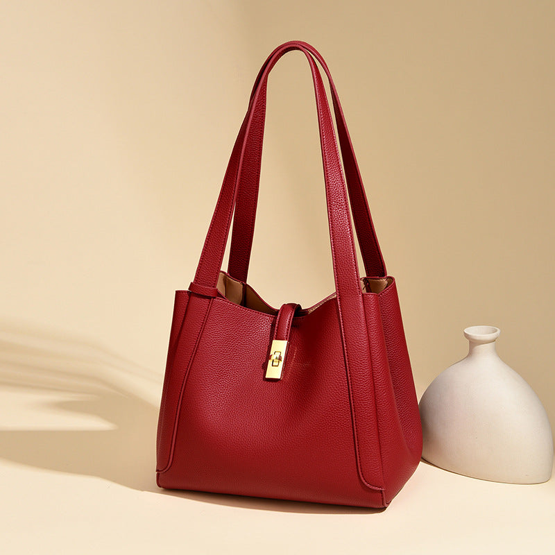 Elegant Structured Shoulder Tote