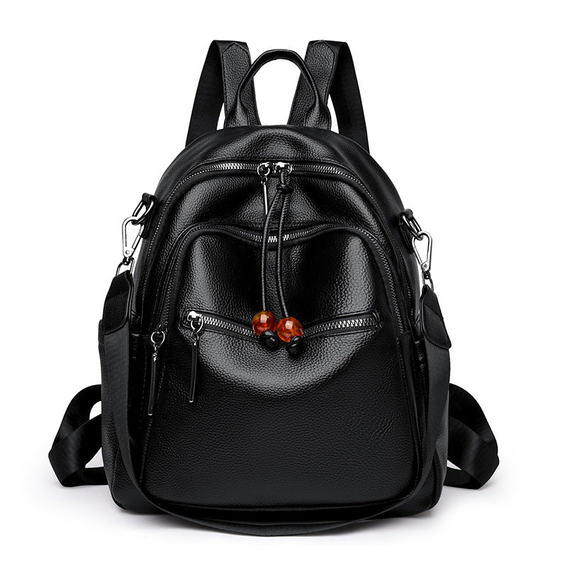 Premium Leather Travel Backpack