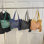 Women's elegant shopping bag with modern pattern-https://detail.1688.com/offer/912566693411.html-Calm Wears-Black-nothing-Calm Wears