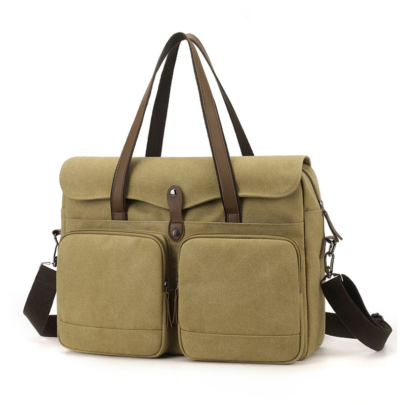 Stylish Canvas Briefcase