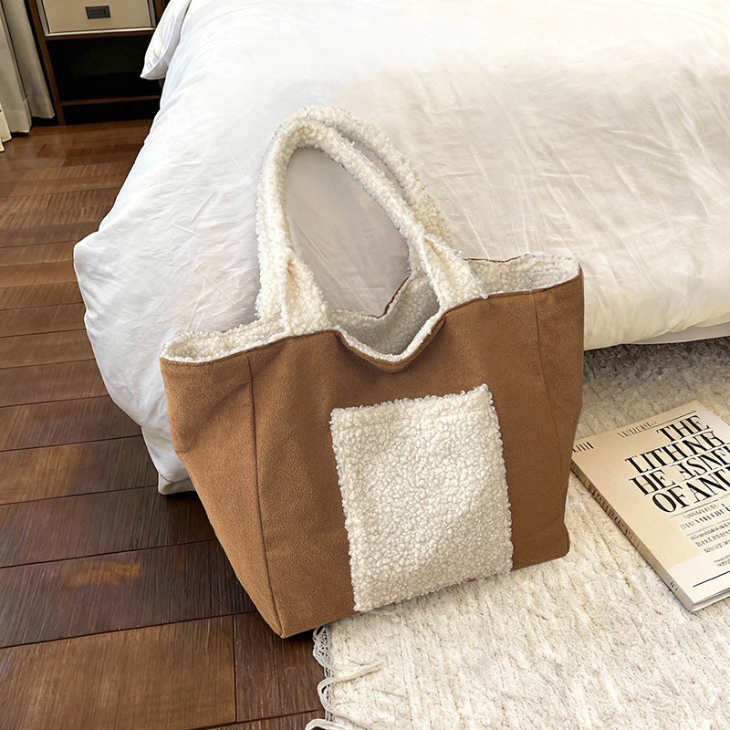 Women’s tote bag made of high-quality material and exclusive design-https://detail.1688.com/offer/1030506824155.html-Calm Wears-Braun-nothing-Calm Wears