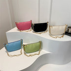 Minimalist Half-Moon Crossbody Bag