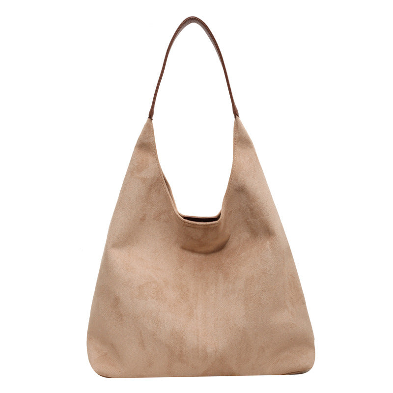 Ladies Suede Shoulder Bag