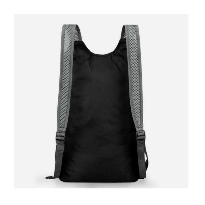 Lightweight backpack with breathable shoulder straps