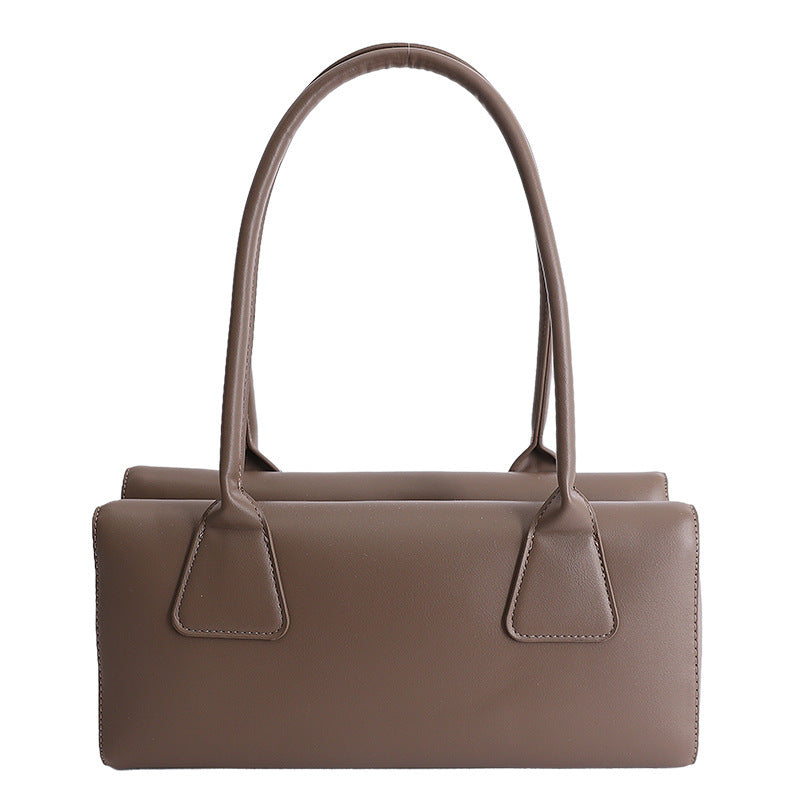 Ladies elegant handbag with minimalist silhouette-https://detail.1688.com/offer/1024964435453.html-Calm Wears-Braun-nothing-Calm Wears