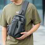 Sling backpack with innovative interior compartment system